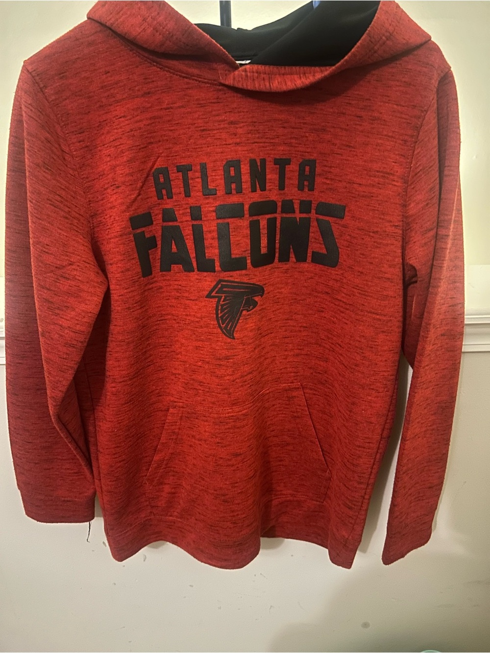 Atlanta Falcons Red Youth Hooded Sweatshirt